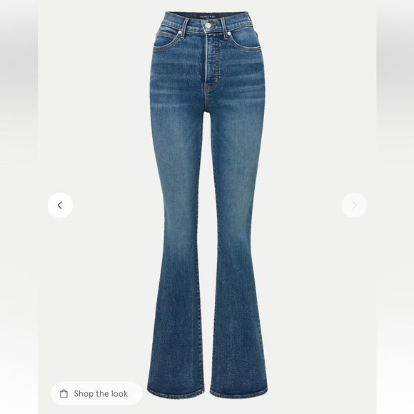 Veronica Beard- Beverly high rise skinny flare jeans (28) - Picture 4 of 9